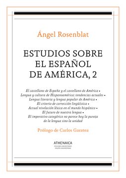 portada Estudios sobre el español de América, 2