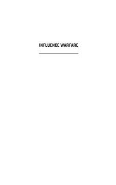 portada Influence Warfare: How Terrorists and Governments Fight to Shape Perceptions in a war of Ideas (Praeger Security International) (in English)