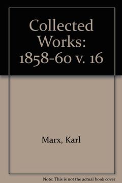 portada Collected Works: 1858-60 v. 16 (in English)