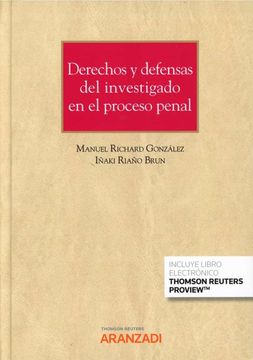 portada Derechos y Defensas del Investigado en el Proceso Penal: 1380 (Gran Tratado) (in Spanish)