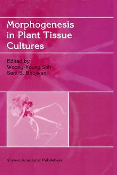 portada morphogenesis in plant tissue cultures (en Inglés)