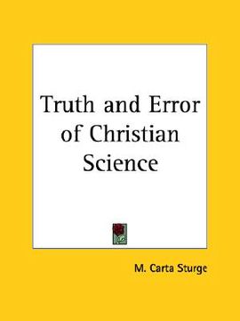 portada truth and error of christian science (en Inglés)