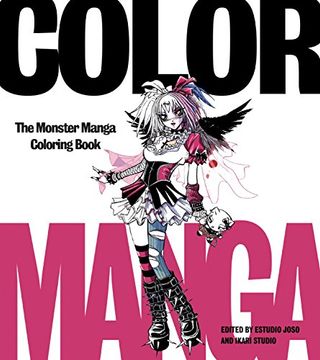 portada Color Manga: The Monster Manga Coloring Book