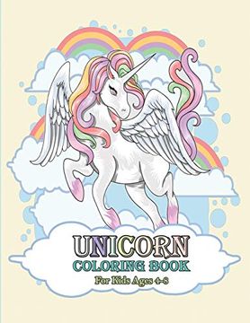 portada Unicorn Coloring Book for Kids: A Collection of fun and Easy Unicorn, Unicorn Friends and Other Cute Baby Animals Coloring Pages for Kids, Toddlers, Preschool (en Inglés)