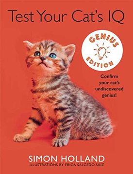 portada Test Your Cat's IQ Genius Edition: Confirm Your Cat's Undiscovered Genius! (en Inglés)