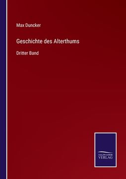 portada Geschichte des Alterthums: Dritter Band (in German)