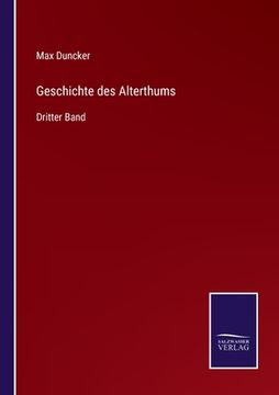 portada Geschichte des Alterthums: Dritter Band (en Alemán)