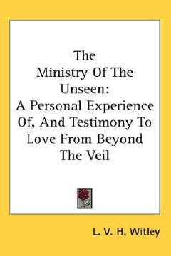 portada the ministry of the unseen: a personal experience of, and testimony to love from beyond the veil (en Inglés)