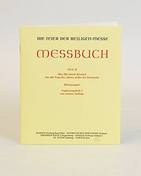 portada Die Feier der Heiligen Messe. Messbuch Teil ii: (in German)