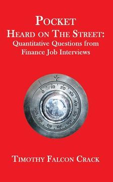 portada Pocket Heard on the Street: Quantitative Questions from Finance Job Interviews (en Inglés)