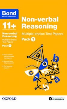 portada Bond 11+: Non-verbal Reasoning: Multiple-choice Test Papers: Pack 1
