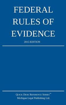 portada Federal Rules of Evidence; 2015 Edition (en Inglés)