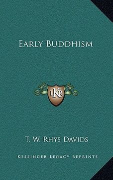 portada early buddhism (en Inglés)