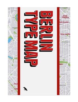 portada Berlin Type Map: Architectural Lettering of Berlin Guide (Blue Crow Media Architecture Maps) (in English)