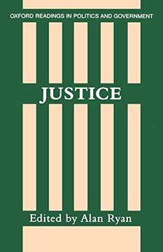 portada Justice (Oxford Readings in Politics and Government) (en Inglés)
