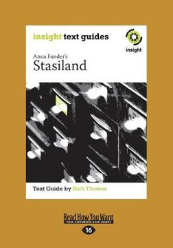 portada Stasiland (Large Print 16pt) (in English)
