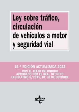 portada Ley sobre Tráfico, Circulación de Vehículos a Motor y Seguridad Vial