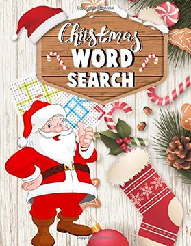 portada Christmas Word Search. Easy Large Print Word Search Puzzle Book for Adults , Kids & Everyone for the 25 Days of Christmas. 