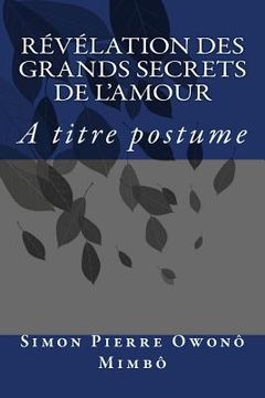 portada Révélation des Grands Secrets de l'Amour (in French)