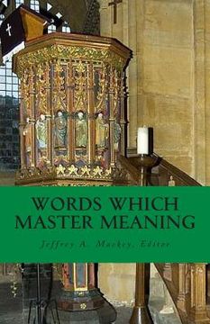 portada Words Which Master Meaning (en Inglés)