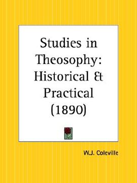 portada studies in theosophy: historical and practical (en Inglés)