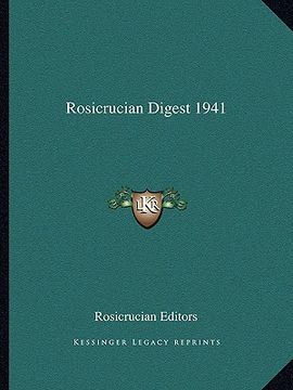 portada rosicrucian digest 1941 (en Inglés)