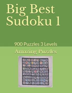 portada Big Best Sudoku 1: 900 Puzzles 3 Levels (en Inglés)