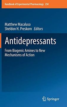 portada Antidepressants: From Biogenic Amines to new Mechanisms of Action (Handbook of Experimental Pharmacology) (en Inglés)