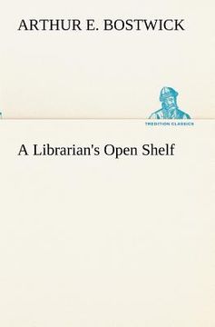 portada a librarian's open shelf