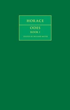 portada Horace: Odes Book i Hardback (Cambridge Greek and Latin Classics) (en Inglés)