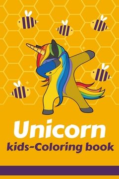 portada Unicorn Kids Coloring Book: 100 Pulse Unique unicorn color book Ever