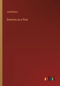 portada Emerson as a Poet (en Inglés)