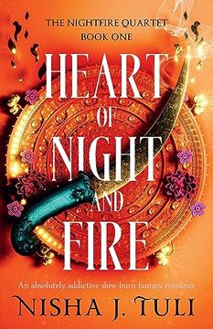 portada Heart of Night and Fire: An Absolutely Addictive Slow Burn Fantasy Romance (in English)