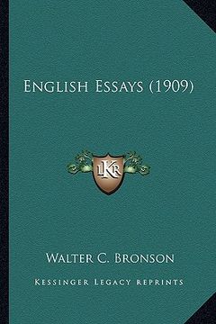 portada english essays (1909) (en Inglés)