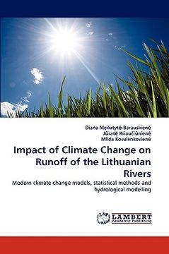 portada impact of climate change on runoff of the lithuanian rivers (en Inglés)