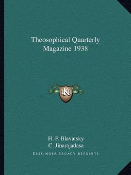 portada theosophical quarterly magazine 1938 (en Inglés)