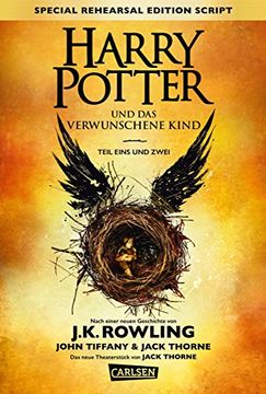 portada Harry Potter: Harry Potter Und Das Verwunschene Kind. Teil Eins Und Zwei (special Rehearsal Edition Script) German Edition Of Harry Potter And The Cursed Child