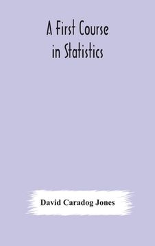 portada A first course in statistics (in English)
