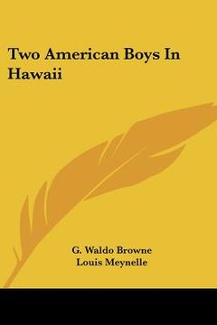 portada two american boys in hawaii (en Inglés)