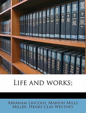 portada life and works; volume 1 (in English)