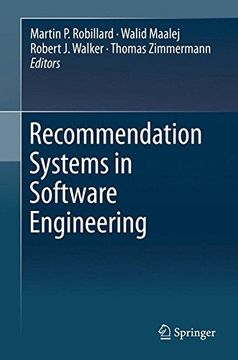portada Recommendation Systems In Software Engineering (en Inglés)