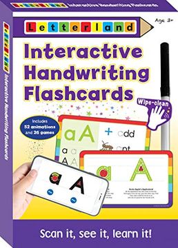 portada Interactive Handwriting Flashcards (Letterland) (en Inglés)