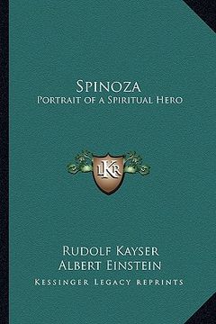 portada spinoza: portrait of a spiritual hero (en Inglés)