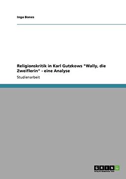 portada Religionskritik in Karl Gutzkows "Wally, die Zweiflerin" - eine Analyse