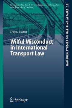 portada wilful misconduct in international transport law