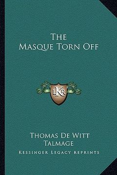 portada the masque torn off (en Inglés)