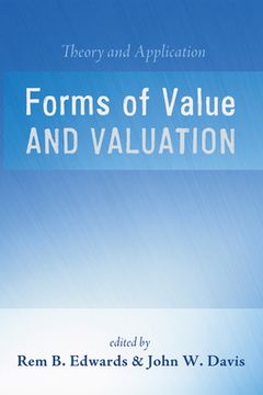 portada Forms of Value and Valuation (in English)