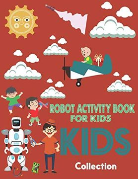 portada Activity Book for Kids Robot Kids Collection: Great Coloring Pages for Kids Ages 2-8 (in English)