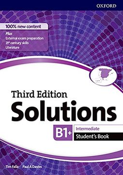 portada Solutions Intermediate. Student's Book 3rd Edition