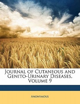 portada journal of cutaneous and genito-urinary diseases, volume 9 (en Inglés)